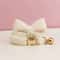 Personalized Teddy Cat Collar With Engraved Nameplate And Bow Tie 20