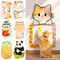 WallMounted SelfAdhesive Felt Cat Scratch Mat With Surprise Hanging Toy 0