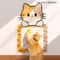 WallMounted SelfAdhesive Felt Cat Scratch Mat With Surprise Hanging Toy 2