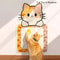 WallMounted SelfAdhesive Felt Cat Scratch Mat With Surprise Hanging Toy 2