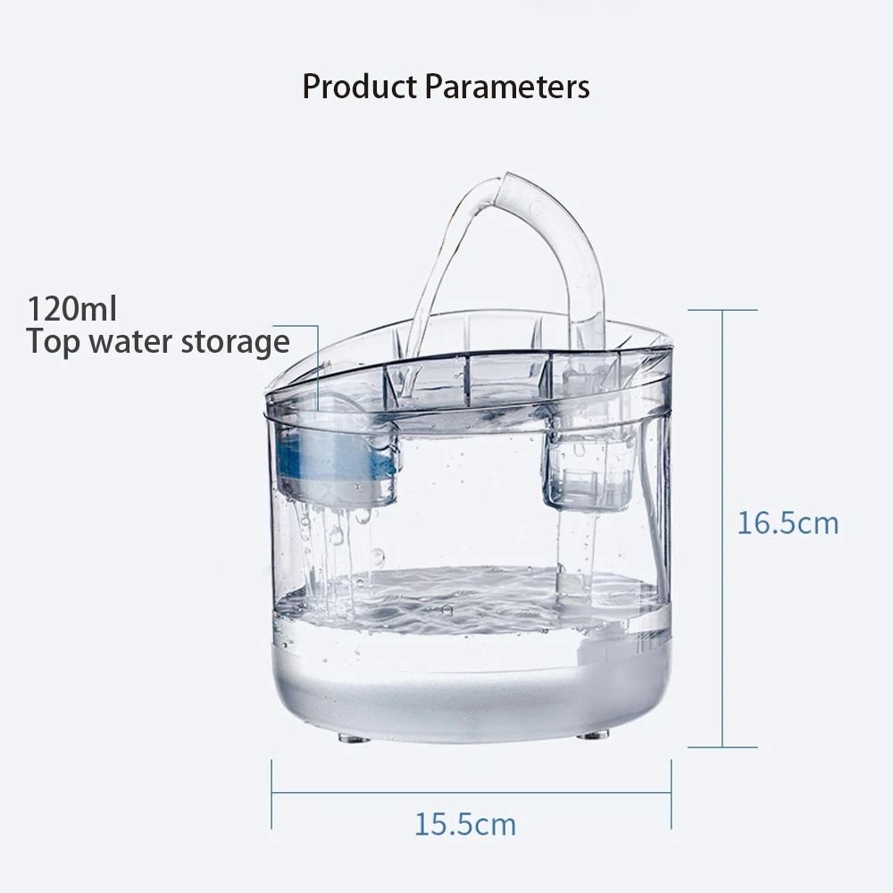 Clear View MotionSensor Faucet Pet Fountain 2