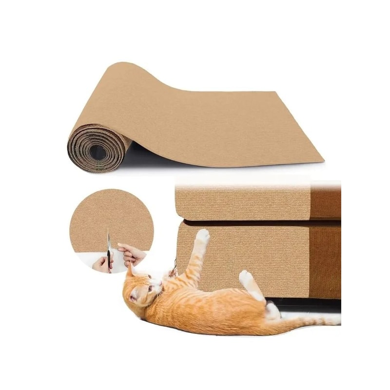 Trimmable SelfAdhesive Cat Scratching Carpet 5