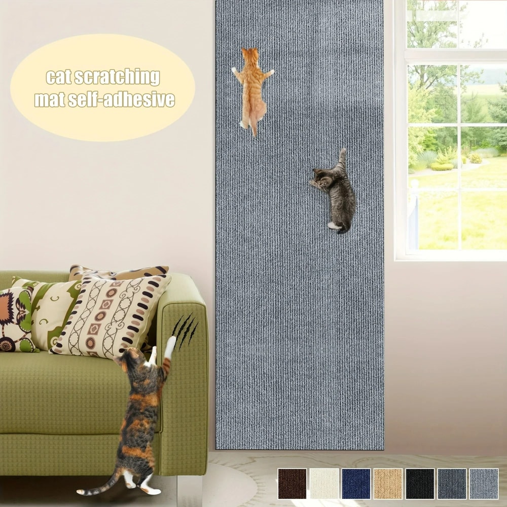 Trimmable SelfAdhesive Cat Scratching Carpet 9