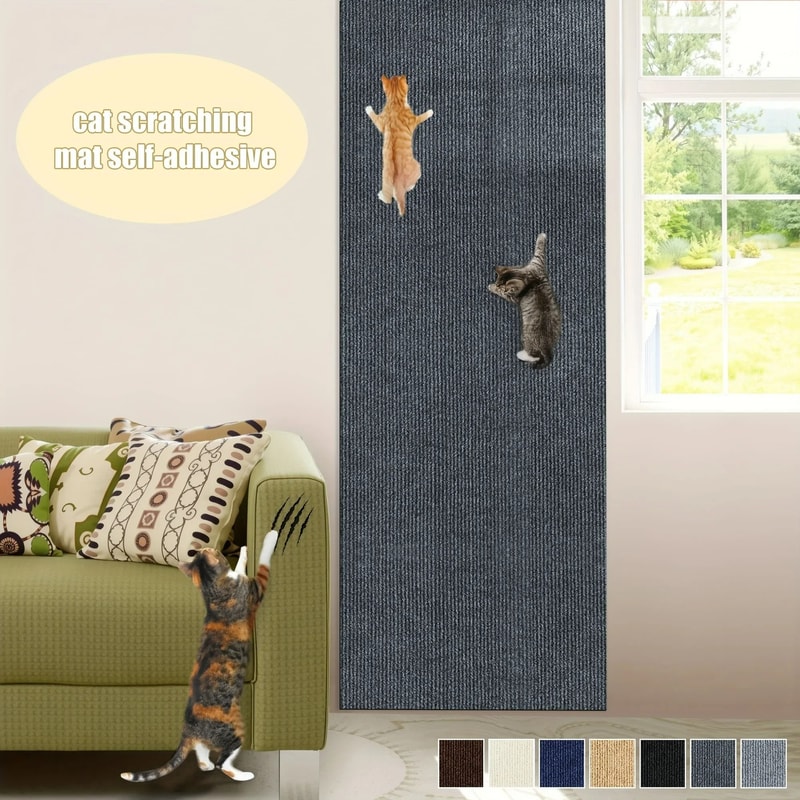 Trimmable SelfAdhesive Cat Scratching Carpet 10