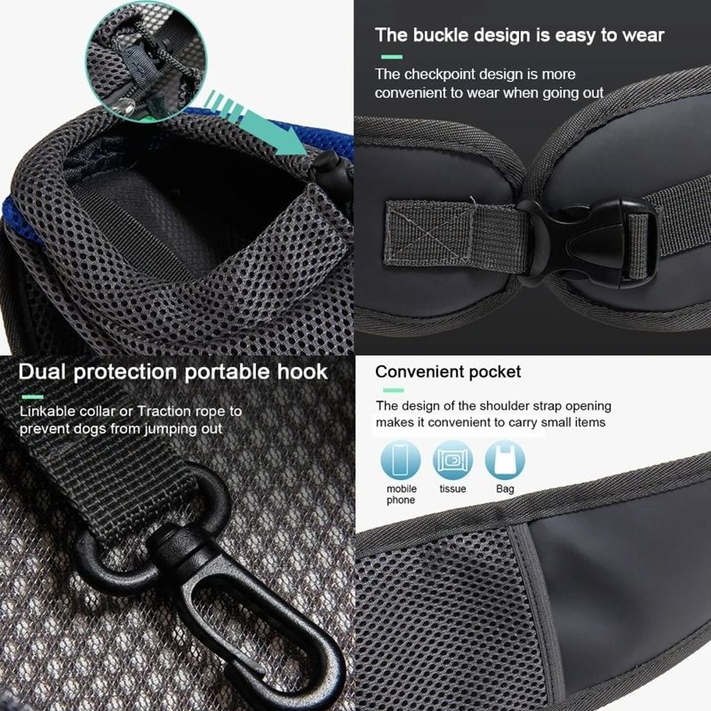 HandsFree Mesh Sling Pet Carrier 2