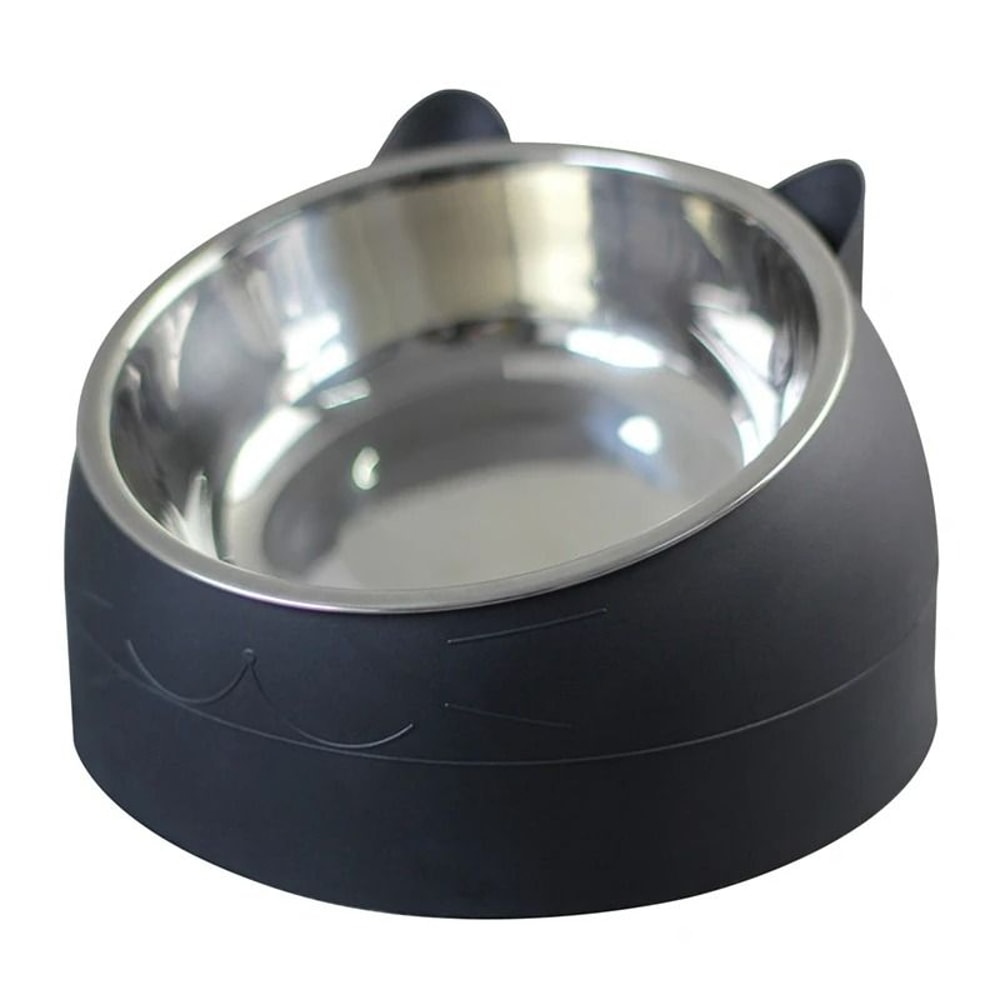 15Degree Tilted Stainless Steel Cat Bowl 7