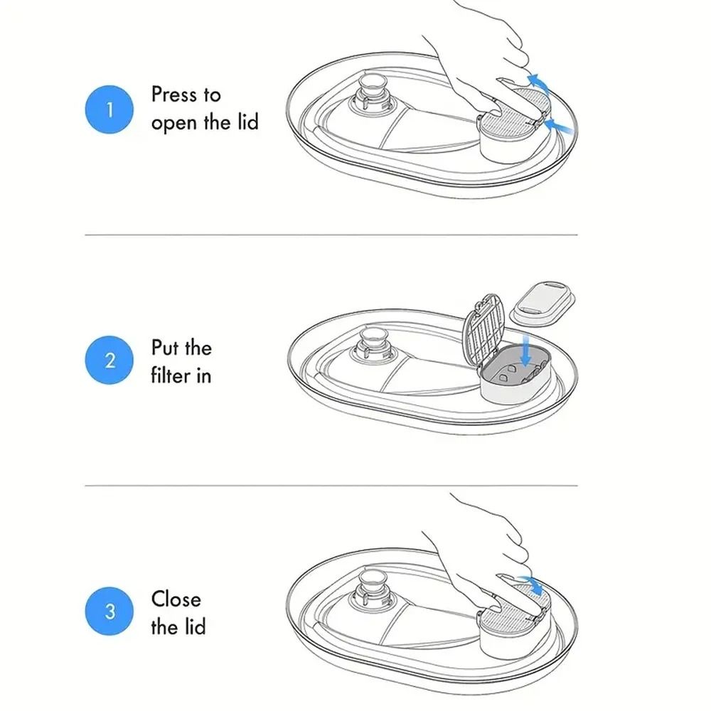 Automatic Pet Water Fountain Replacement Filters 1