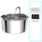 Stainless Steel Automatic Mute Pet Fountain 8