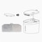 Stainless Steel Fountain Replacement Filters Carbon Sponges 5