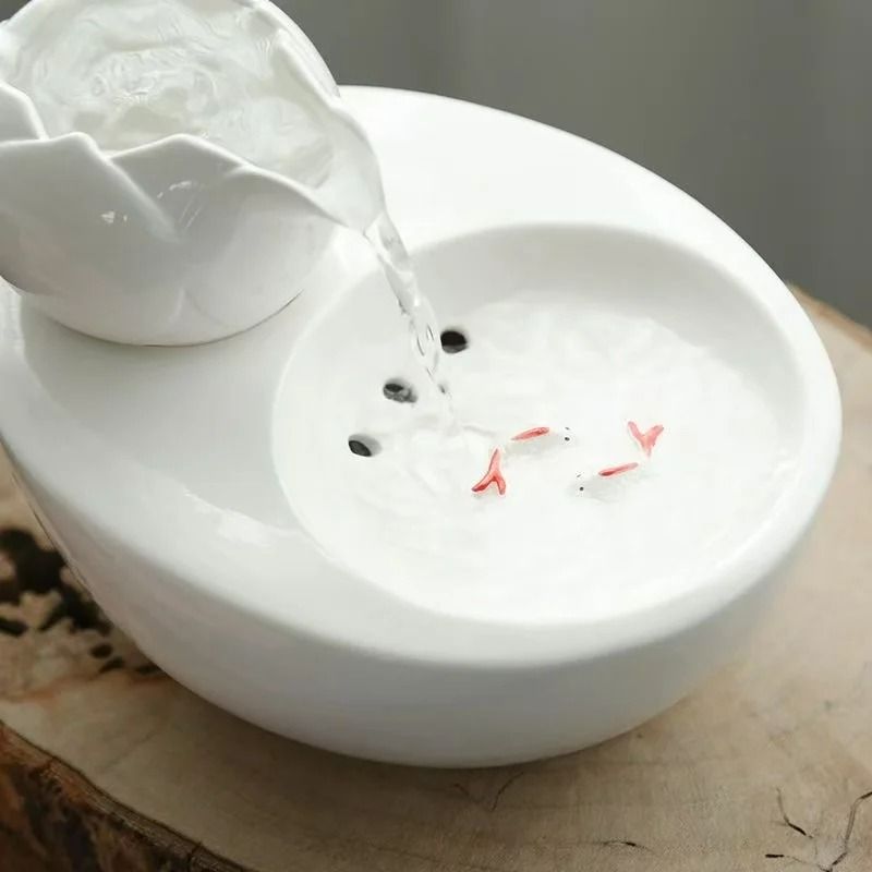 Ceramic Smart USB Pet Water Fountain 2