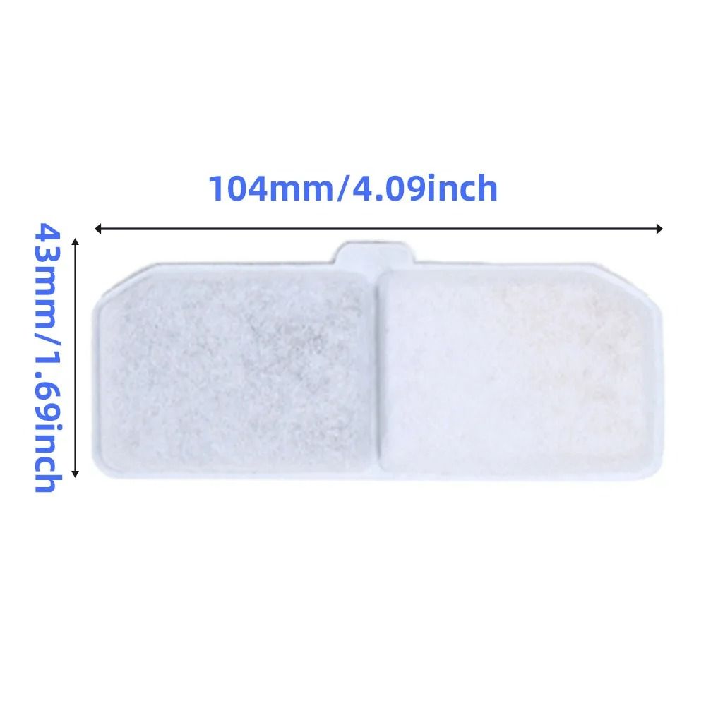 TripleAction Rectangular Fountain Replacement Filters 4