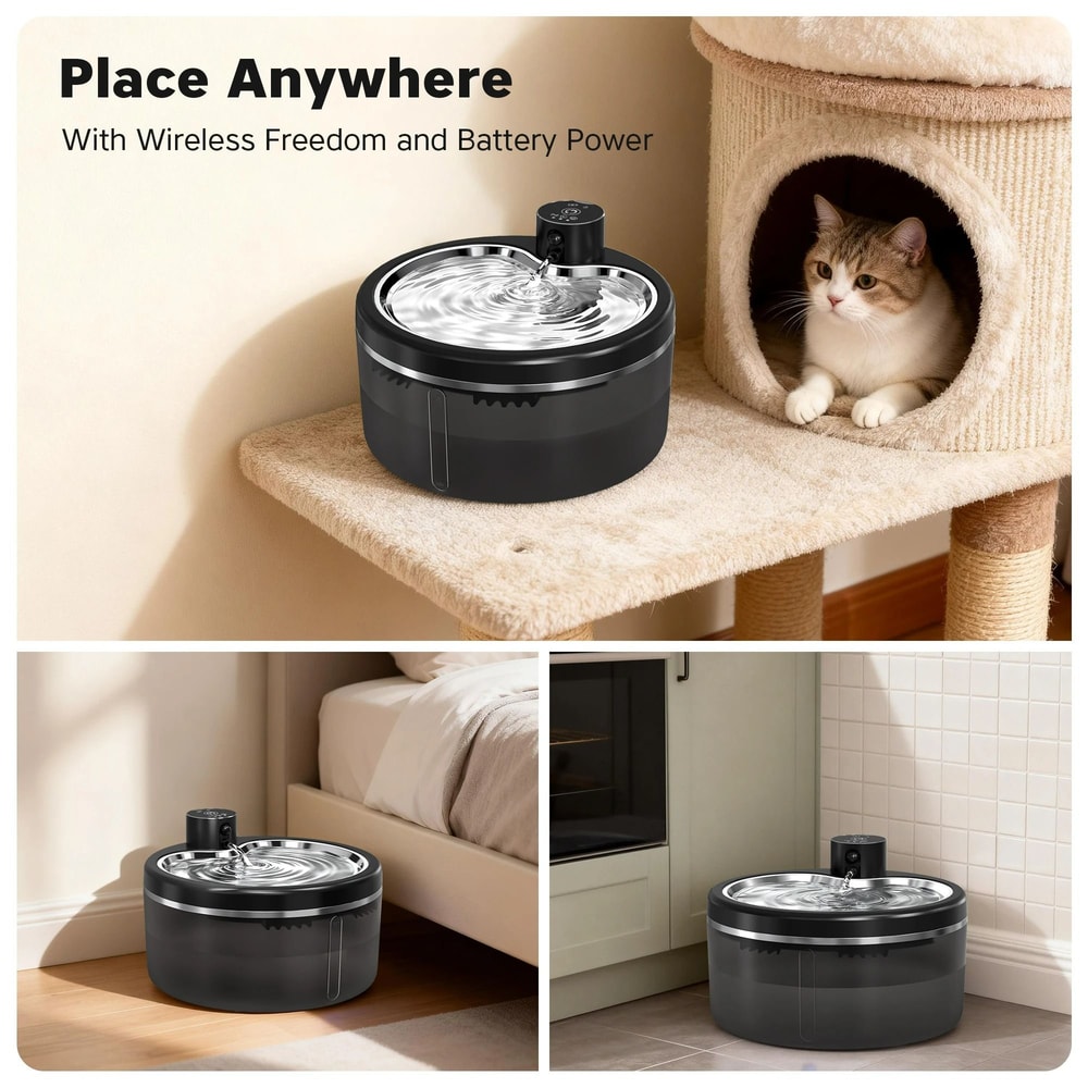 Wireless Intelligent MotionActivated Pet Water Fountain 2