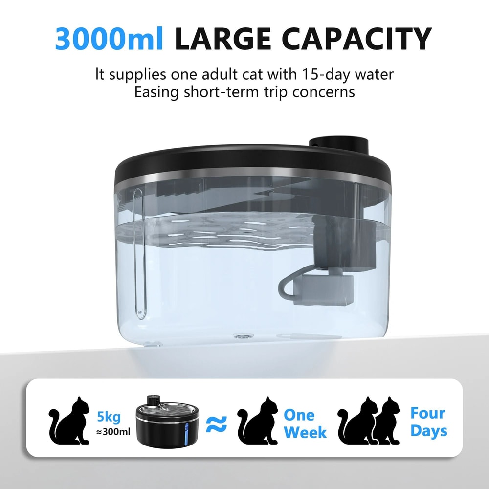 Wireless Intelligent MotionActivated Pet Water Fountain 4
