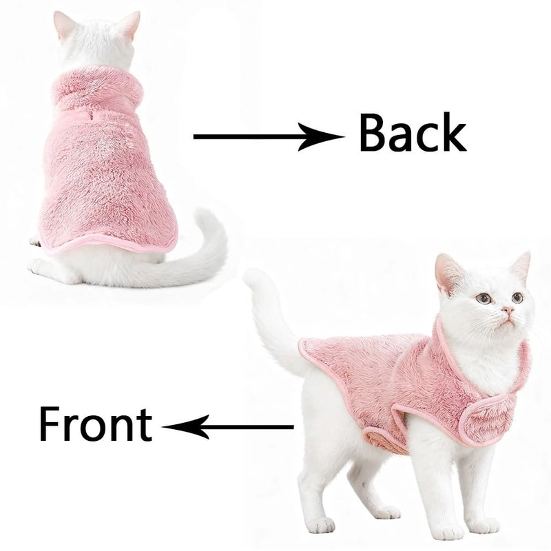 Reversible HighNeck Fleece Pet Jacket 4