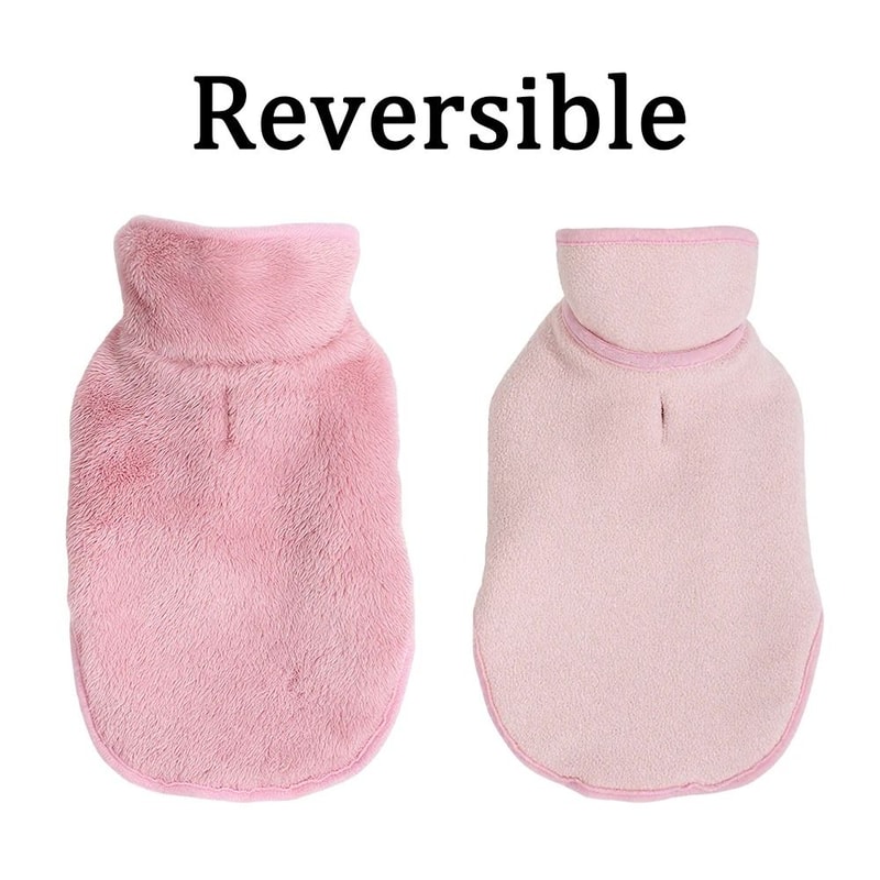 Reversible HighNeck Fleece Pet Jacket 8