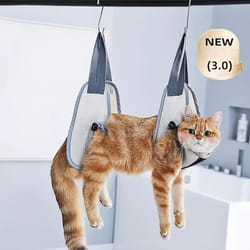 adjustable comfort pet grooming hammock helper