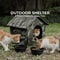 Waterproof Outdoor Cat House Pet Shelter 0