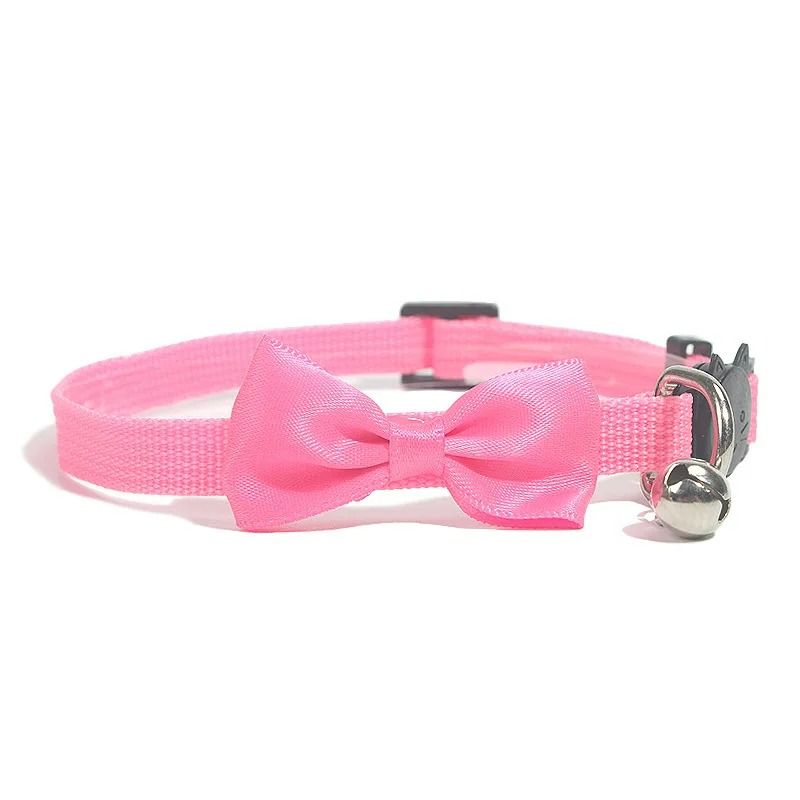 Adjustable Bow Bell Cat Collar Necklace 6