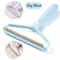 Portable DoubleSided Silicone Pet Hair Remover Brush 9