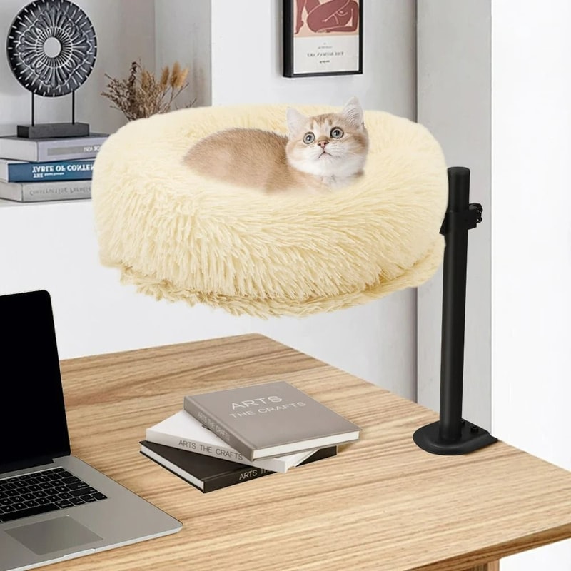 WallMounted Wooden Cat Space Capsule Bed 4