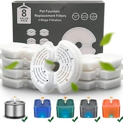 active carbon replacement filters for stainless steel cat water fountain