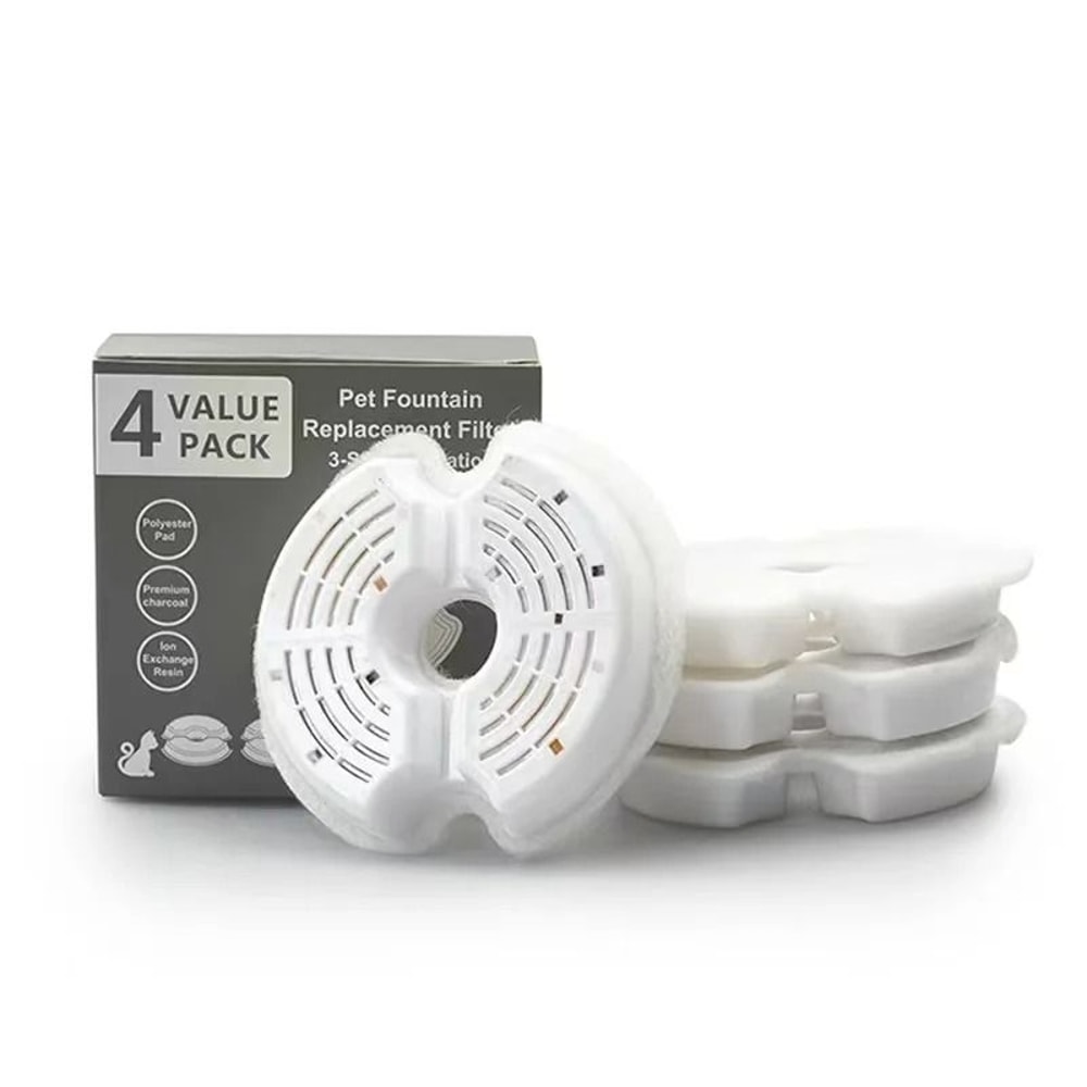 Active Carbon Replacement Filters For Stainless Steel Cat Water Fountain 6