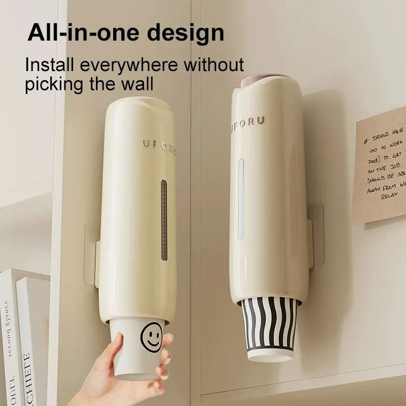 WallMounted PerforationFree Water Dispenser Cup Extractor 4