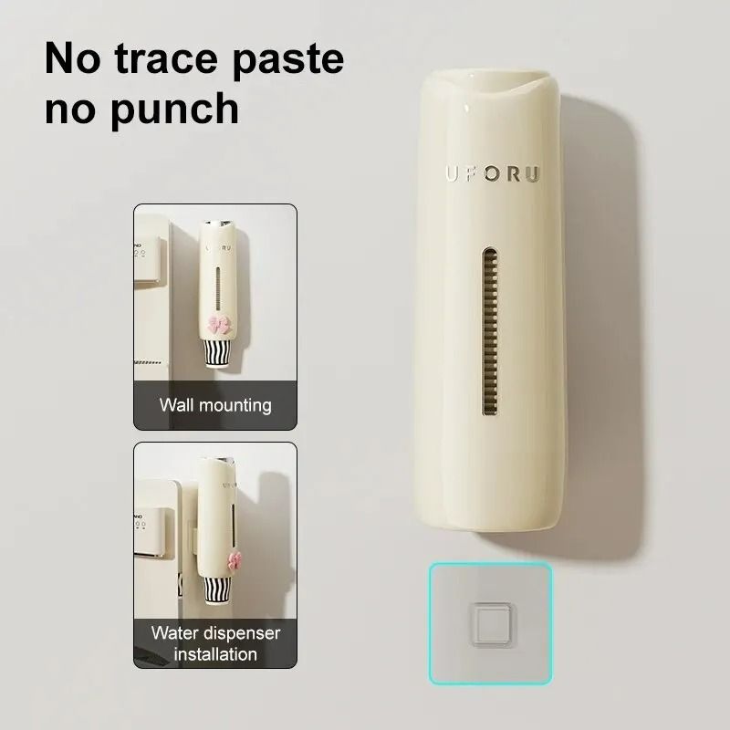 WallMounted PerforationFree Water Dispenser Cup Extractor 5