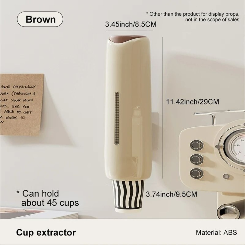 WallMounted PerforationFree Water Dispenser Cup Extractor 7