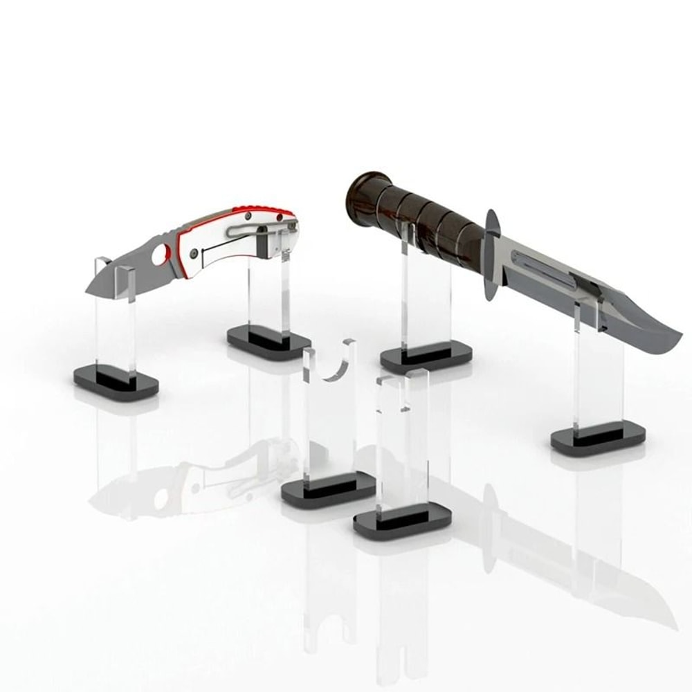 Premium Acrylic Pocket Knife Display Stand 0