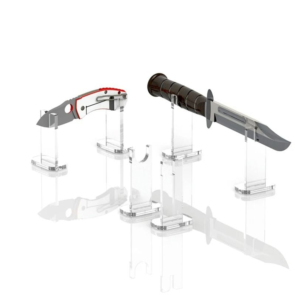Premium Acrylic Pocket Knife Display Stand 5