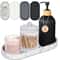 Large Oval Silicone Vanity And Countertop Storage Tray 0