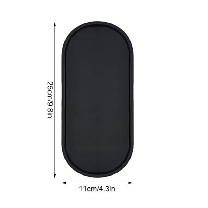 Large Oval Silicone Vanity And Countertop Storage Tray 6