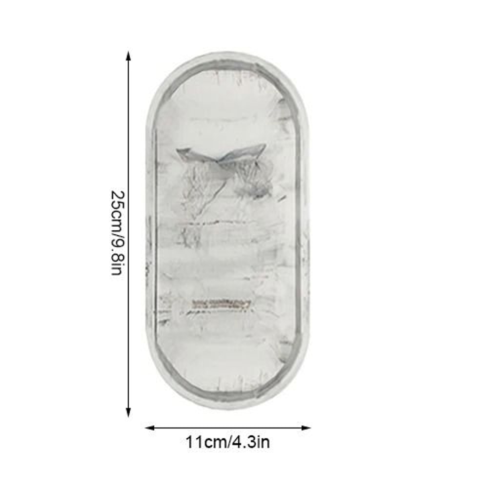 Large Oval Silicone Vanity And Countertop Storage Tray 7