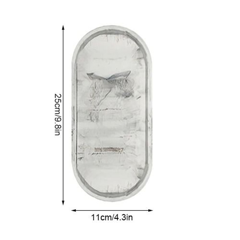 Large Oval Silicone Vanity And Countertop Storage Tray 7