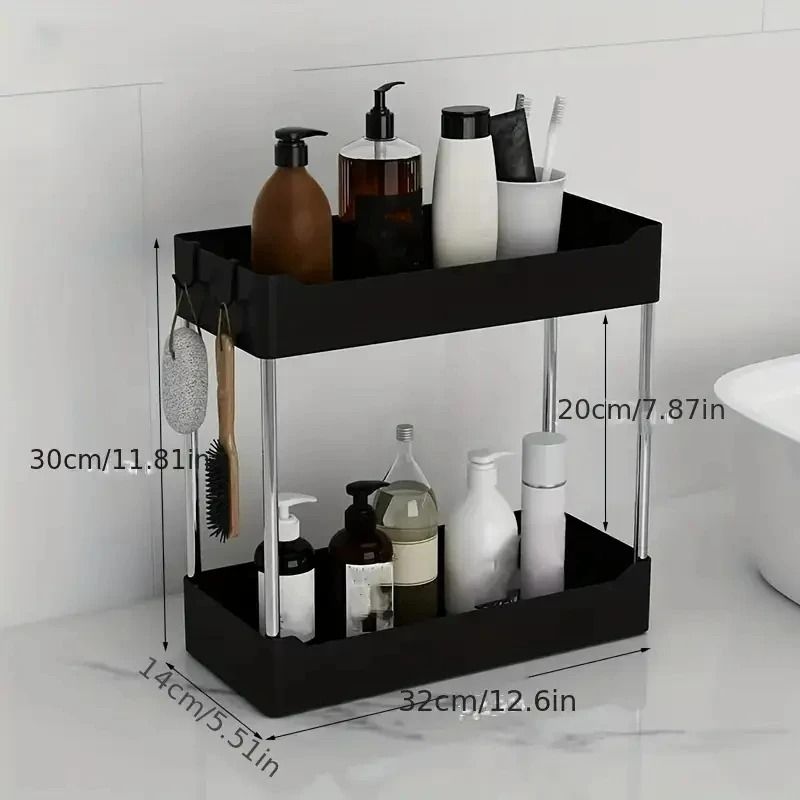 MultiFunctional Countertop Spice And Utensil Storage Rack 2