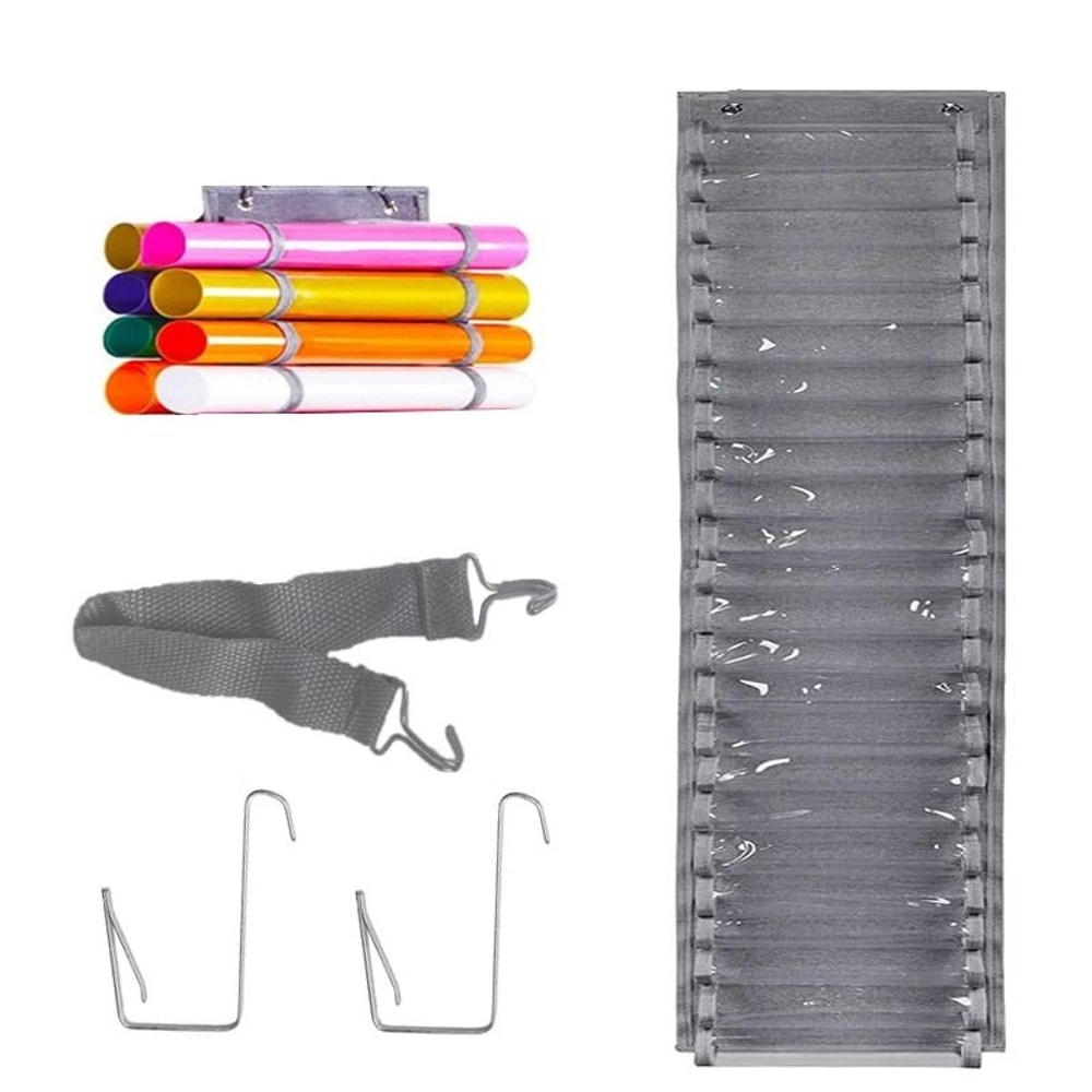 Hanging Vinyl Roll Organizer And Craft Storage Bag 9