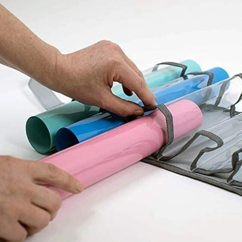 Hanging Vinyl Roll Organizer And Craft Storage Bag 3