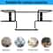 WallMounted Iron Glove Box Holder Set 5