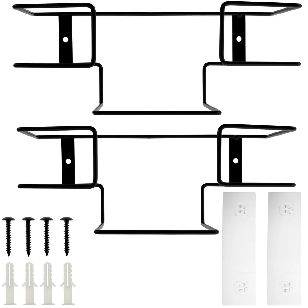 WallMounted Iron Glove Box Holder Set 7