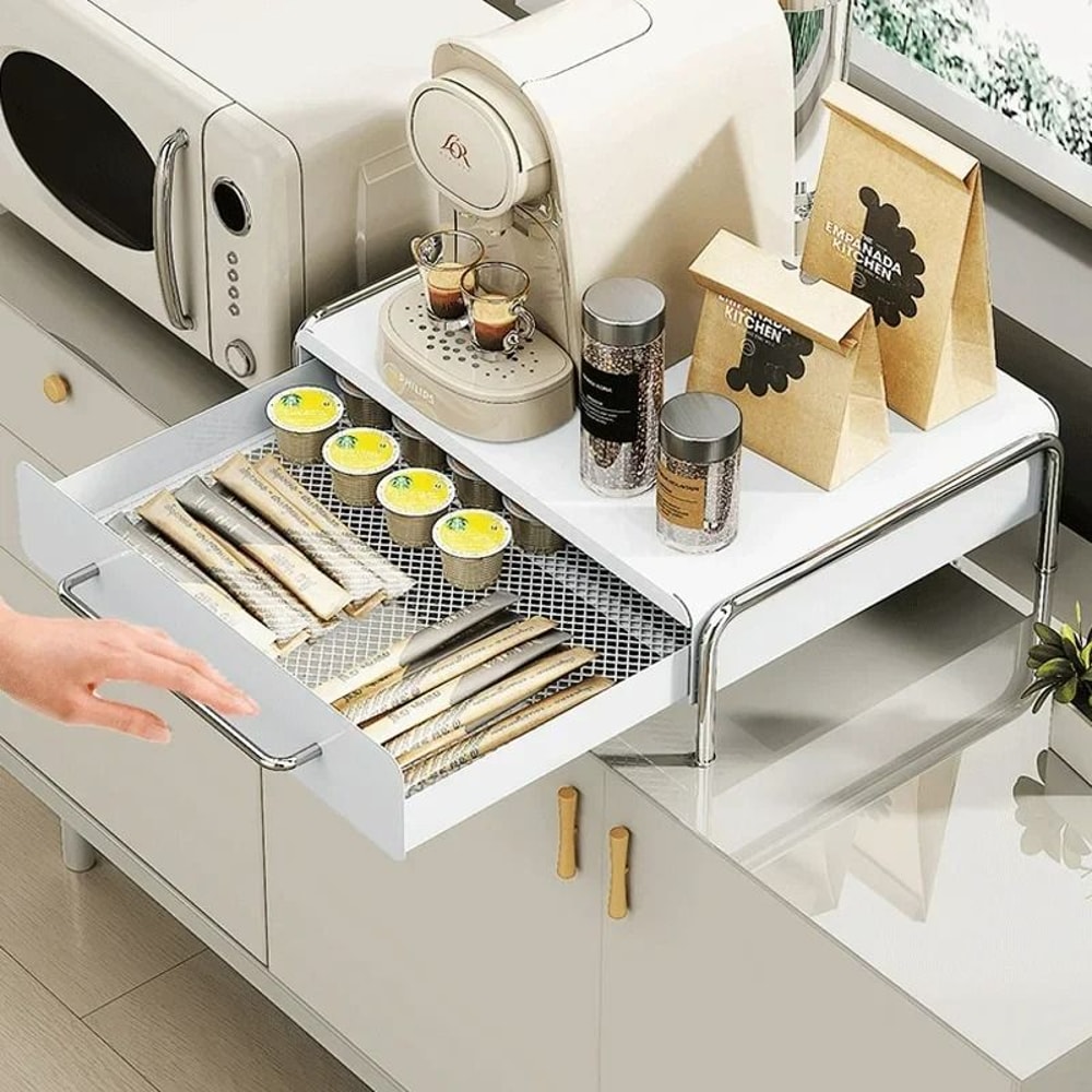 Tabletop Coffee Pod And Tea Bag Storage Drawer 5