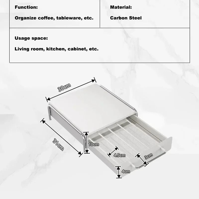 Tabletop Coffee Pod And Tea Bag Storage Drawer 6