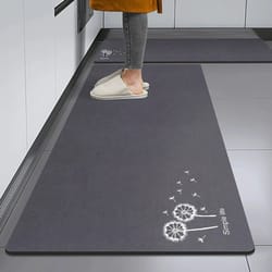 premium crystal velvet non-slip kitchen and home accent rug