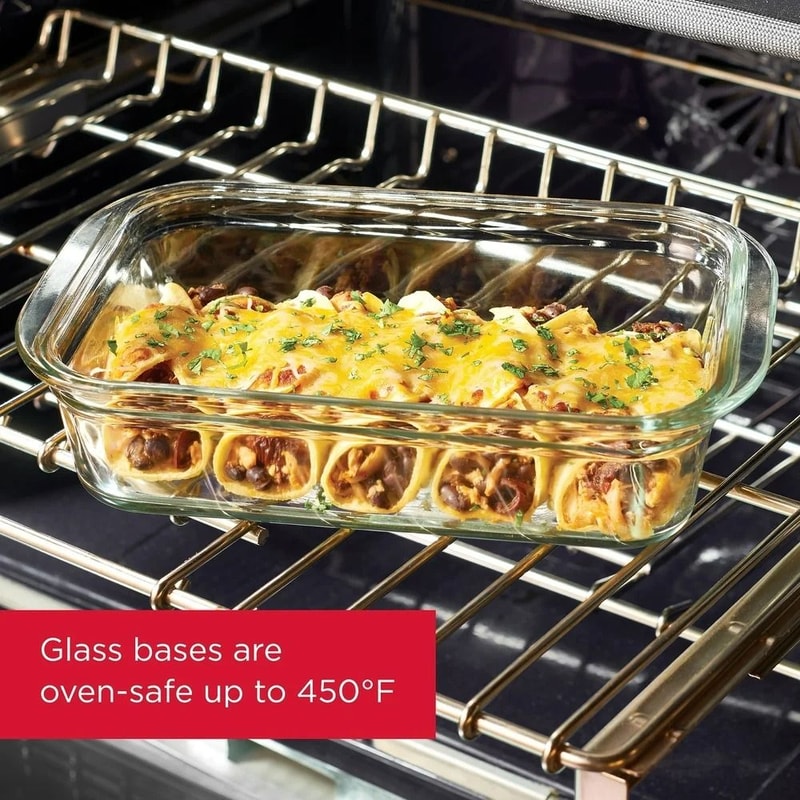 Airtight LeakProof Modular Food Storage Containers Set Of 2 1