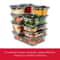 Airtight LeakProof Modular Food Storage Containers Set Of 2 3