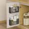 WallMounted PunchFree Cabinet Door Storage Rack 2