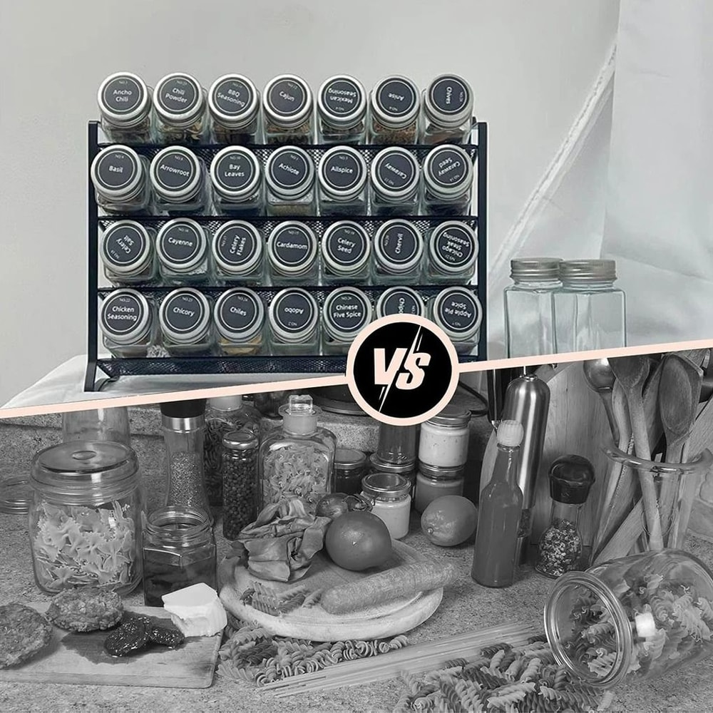 WallMounted And Countertop 4Tier HeavyDuty Spice Rack Organizer 3
