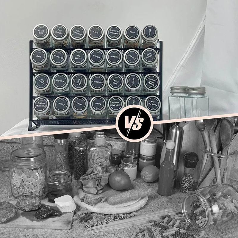 WallMounted And Countertop 4Tier HeavyDuty Spice Rack Organizer 3