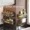 WallMounted Gun Gray Multifunctional Seasoning Rack 3