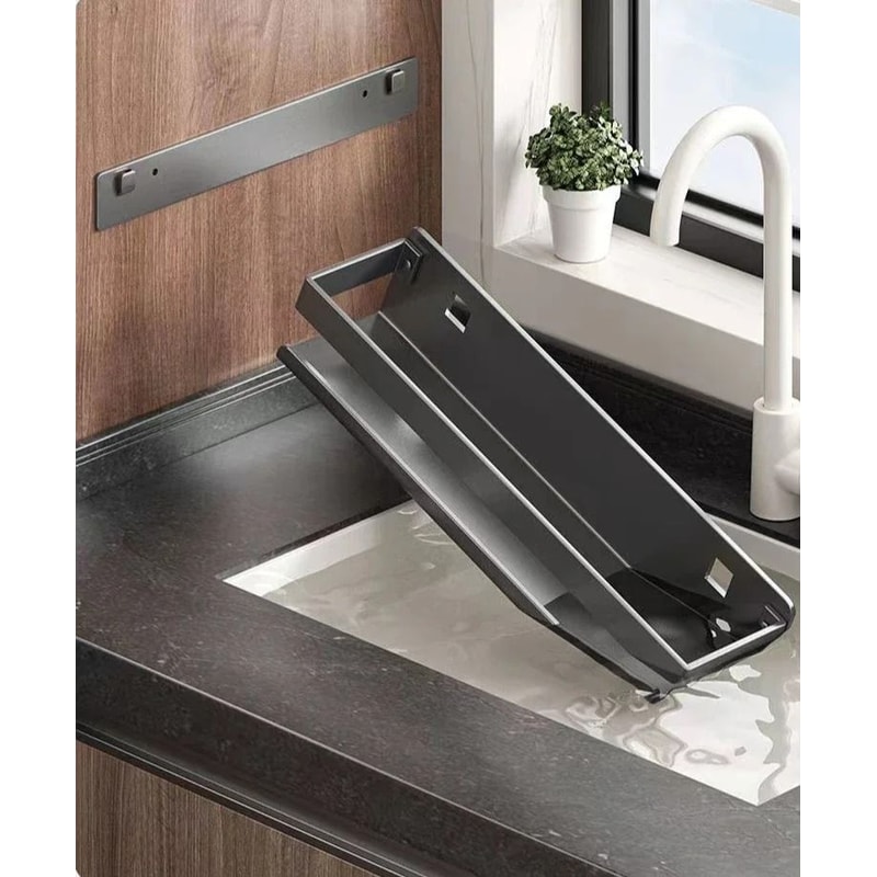 WallMounted Gun Gray Multifunctional Seasoning Rack 6